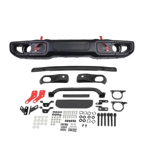 Lantsun JL1049 Jeep Wrangler JL & Gladiator Steel Bumper: Enhancing Protection and Style