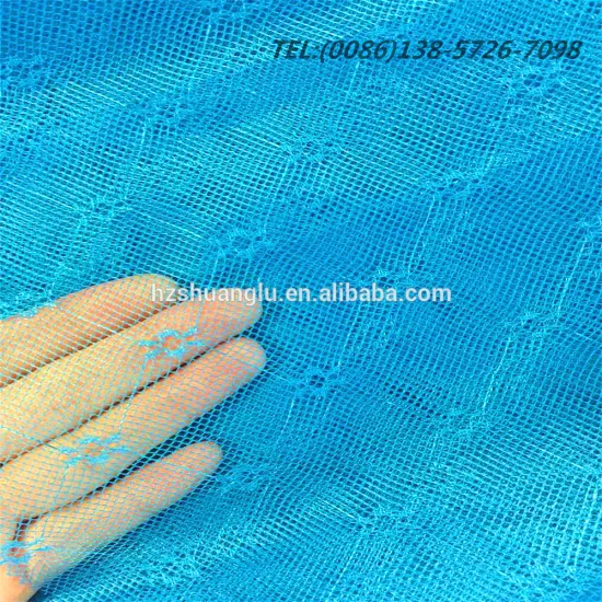 jacquard mosquito net fabric /100% polyester net fabric