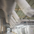 Heating and cooling fabric air duct system