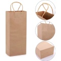 Promosi Kraft Paper Red Wine Tote Bag