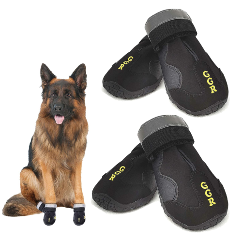 Bottes pour animaux de compagnie imperméables de 4 pcs