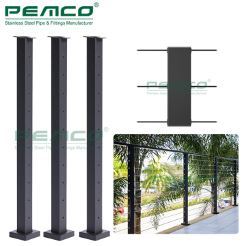 Modern Stainless Steel Wire Railing for Balcony Tension Cable Balustrade Deck