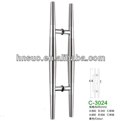 high quality SUS304 gate glass door pull handle