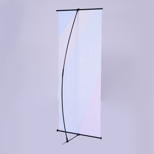 Portable Advertising L Banner Stand