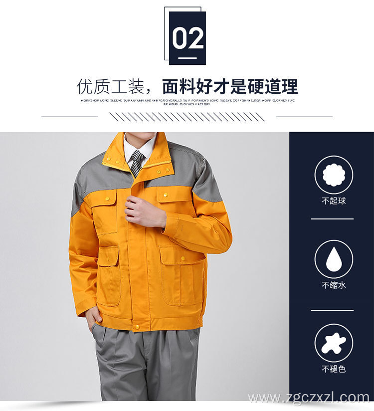 Long Sleeve Wear Resistant Workwear Set