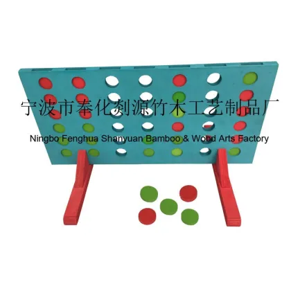 Outdoor Wooden Connect 4 Game - Four in a Row Board Game