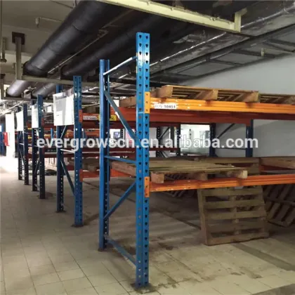 Long beam storage shelving with wire mesh
