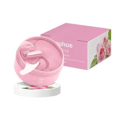 Ouhoe Pink Rose Eye Mask for Fine Lines, Dark Circles, and Firming Skin