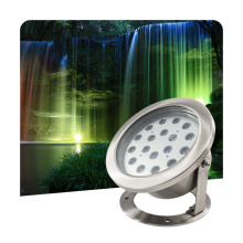 Dmx control stainless steel ip68 rgb fountain lights