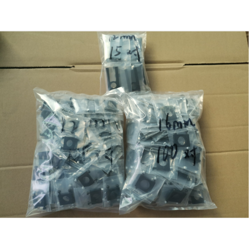 Custom Single Tube Clamp Aluminium Light Pipe Clamps