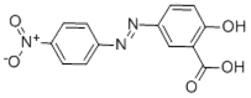 Benzoic acid,2-hydroxy-5-[2-(4-nitrophenyl)diazenyl]- CAS 2243-76-7