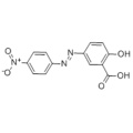 Acido benzoico, 2-idrossi-5- [2- (4-nitrofenil) diazenil] - CAS 2243-76-7