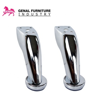 Iron Metal Frame Decorative Curved Chrome Furniture Legs