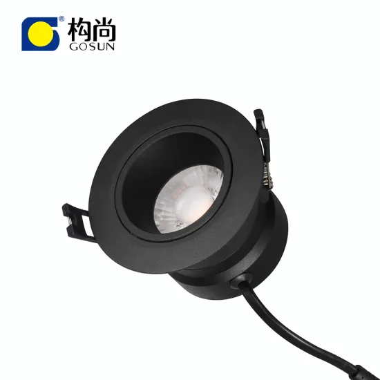 8W 2-Way Rotatable Lens Shiny Face Cover Anti-Glare COB Recessed LED Ceiling Downlight