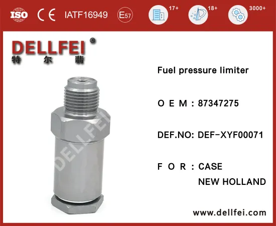 New Fuel Rail Pressure Relief Limiter Valve 87347275