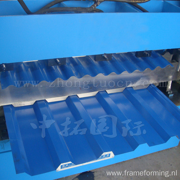 Double layer roof roll forming machine