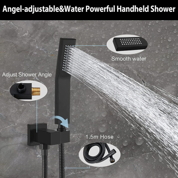 Bathroom Bath Rain Shower Set and Tub Faucet Sets