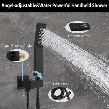 Badeværelset Bade Rain Shower Set og Tub Faucet Sets