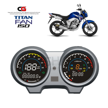 2023 Brezilya CG Titan150/FAN150 için Bluetooth ile Yükseltilmiş Motosiklet Elektronik Gösterge Paneli