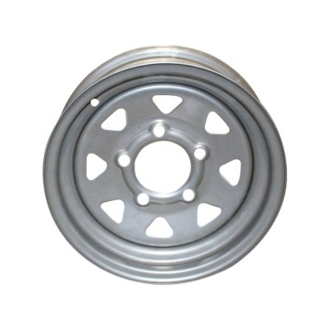 8 Spoke 13 Inch Trailer Steel Wheel Rim