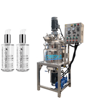 Stainless Steel Vacuum Liquid Emulsifying Mixer with Electric Heating and Homogenizer