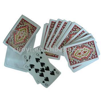 27-32mm thickness 100% Plastic playing Cards