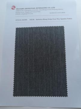 Striscia di canapa imitazione Tessuto spandex a quattro vie