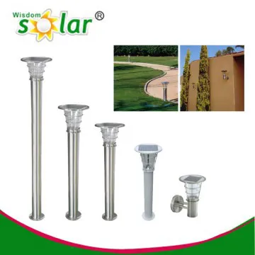 Stainless steel solar led garden lights, solar garden lights