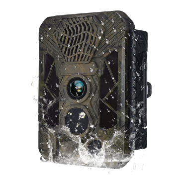 Waterproof 2020 BINOCK IR LED Trail Camera with SD Card, Night Vision, Solar Power, and Hunting Features for Outdoor Use