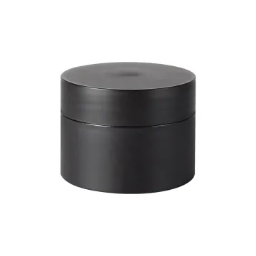 50ml matte black white wide cosmetic cream jar