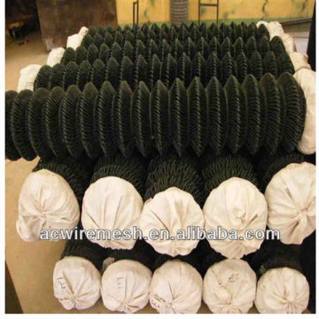 black chain link fence