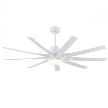 Large white 9 leaf household fan