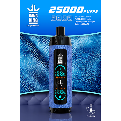 Bang King 25K E-SHISHA DTL Disposable Vape