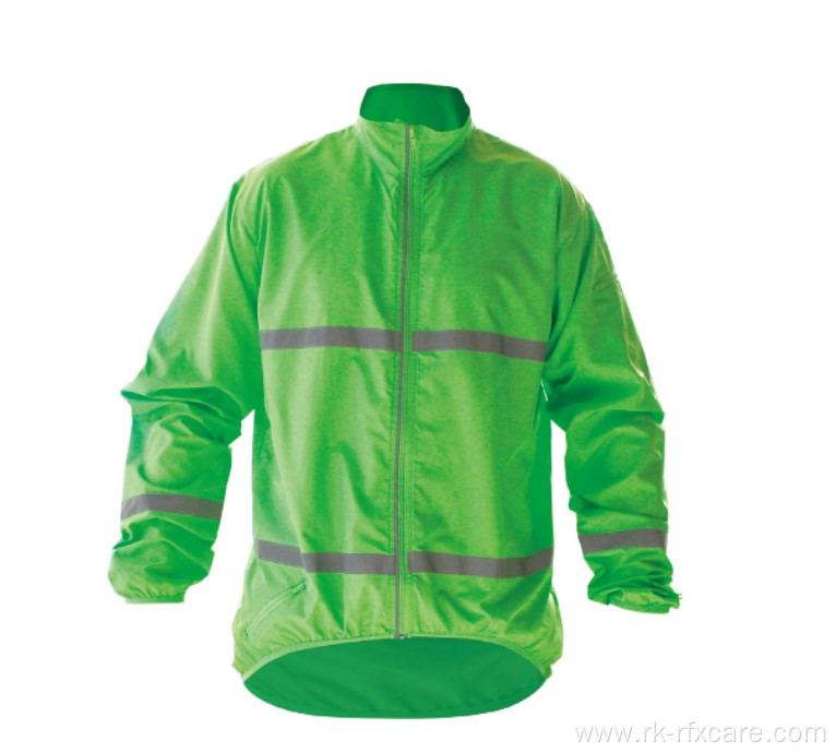 Male Road Runner Jacket With Reflective Strips