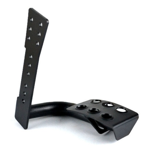 Black Metal Left Side Footrest Pedal for Jeep