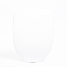 White Plastic Toilet seat with buffer