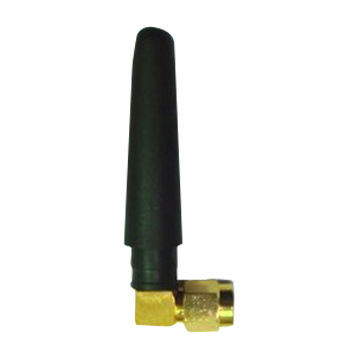 GSM/GPRS Antenna with SMA Male Connector, 900/1,800MHz Frequency and 90° Angle