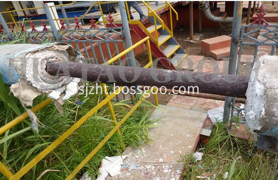 Aerogel Blanket used for steam pipeline transformation in Liaohe Oilfield
