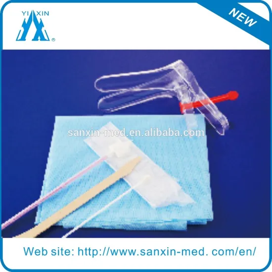 disposable gynecology examination set