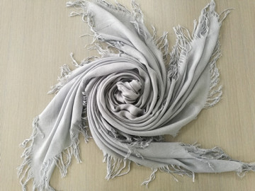 Fashion solid color cashmere modal shawl throw