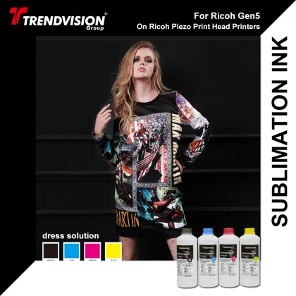 Trendvision Sublimation Ink for Ricoh Gen5 Printers