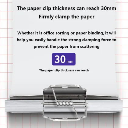 Deli 9532 Folder Stationery - Multifunctional Long Tail Clip