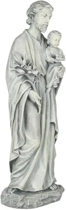 20inch Resin and Stone St Joseph Statue