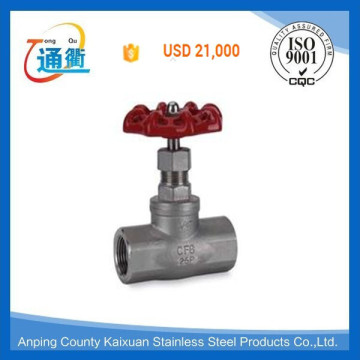 PN16 1/2" G801 Investment Casting CF8M/CF8 Stainless Steel Globe Valve