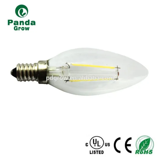 Dimmable decorative c35 b22 e27 e26 e14 e12 filament AC DC 12V led filament bulb