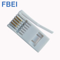 6p4c/6p6c  plug RJ11 connector