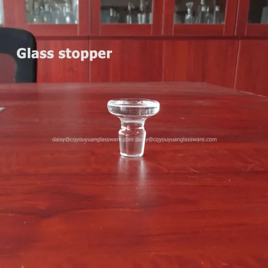 Eco-friendly recycled glass fancy wine bottle cap wholesale