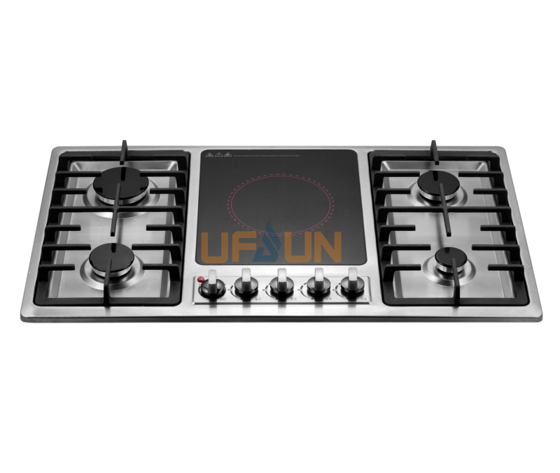 Wholesale Heavy Cast Iron Burner Can Use apartments with CE certificate built-in gas hob 5 gas burners Portable  Gas Stove