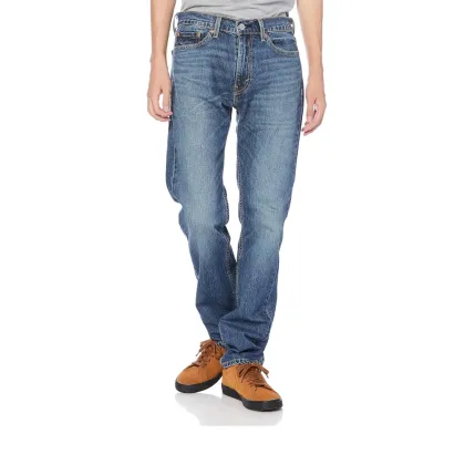 Washed Denim Customizable Men's Loose Jeans Trousers