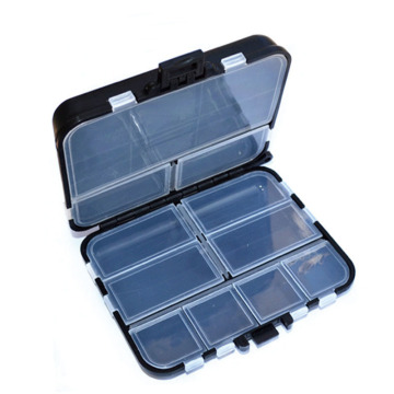 Hard Plastic Fishing Lure Box with Compartments - Storage Case for Tackle Tools